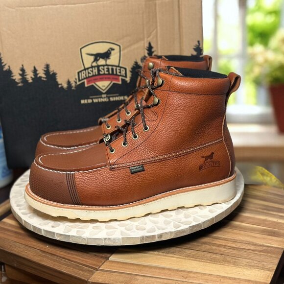 Red Wing Irish Setter Wingshooter XD Men Work Boot 11.5 E2 Waterproof EH Moc Toe - Picture 4 of 16